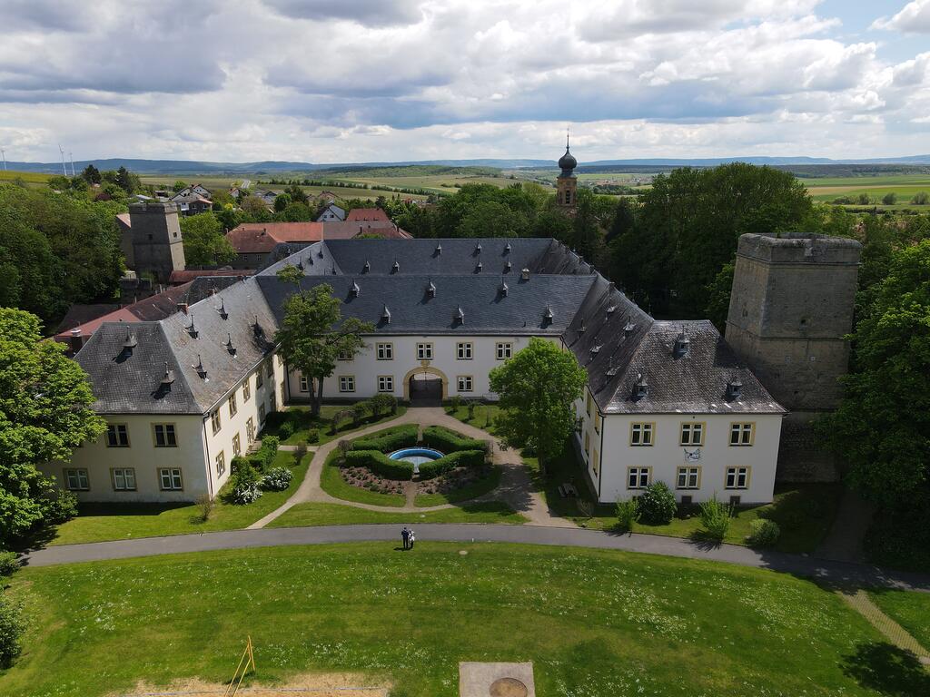 Internate Gaibach Luftbild